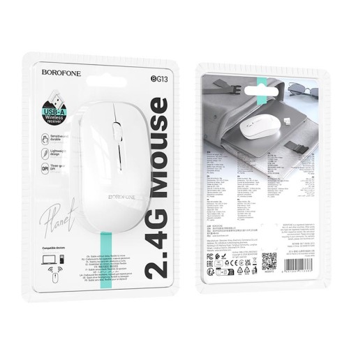 Миша BOROFONE Planet business wireless mouse BG14 |2.4G, 1000dpi| black