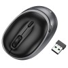 Миша HOCO Nuevo dual-mode business wireless mouse GM34 |BT/2.4G, 800/1200/1600dpi| black-grey