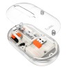 Миша HOCO General dual-mode silent wireless mouse GM35 (battery version) |2.4G+BT, 800-1200-1600DPI| white