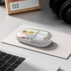 Миша HOCO General dual-mode silent wireless mouse GM35 (battery version) |2.4G+BT, 800-1200-1600DPI| white