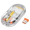 Миша HOCO General dual-mode silent wireless mouse GM35 (battery version) |2.4G+BT, 800-1200-1600DPI| Space gray
