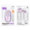 Миша HOCO General dual-mode silent wireless mouse GM35 (battery version) |2.4G+BT, 800-1200-1600DPI| purple