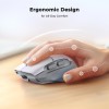 Миша MEETION 2.4G+Bluetooth wireless gaming mouse BTM001 |800-1200-1600-2400dpi, 7keys, 35/140h, Type-C Charging, RGB| white-grey