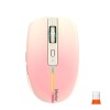 Миша MEETION 2.4G+Bluetooth Dual Mode gaming mouse BTM002 |1000-1200-1600dpi, 6keys, Type-C Charging, RGB| pink