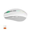 Миша MEETION 2.4G+Bluetooth Dual Mode gaming mouse BTM002 |1000-1200-1600dpi, 6keys, Type-C Charging, RGB| white