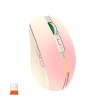 Миша MEETION 2.4G+Bluetooth Dual Mode gaming mouse BTM002 |1000-1200-1600dpi, 6keys, Type-C Charging, RGB| white