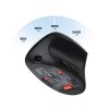 Миша MEETION 2.4G+Bluetooth Office Vertical Mouse BTM008 |800-1200-1600-2400dpi, 400h, Type-C charging| purple
