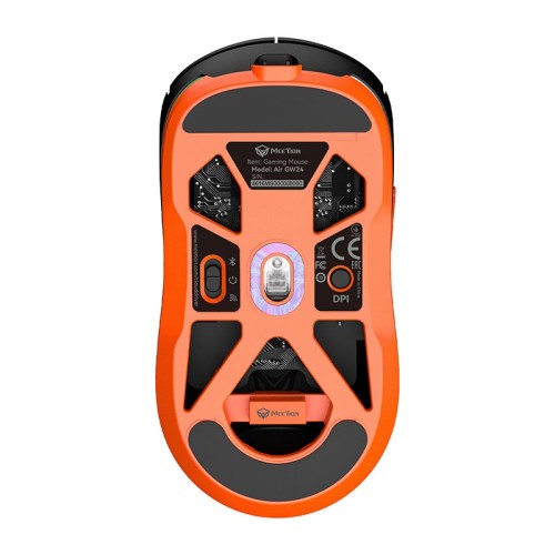Миша MEETION Wired+2.4G+Bluetooth Gaming mouse GW24 |6 Keys, 8000dpi, 30-60h, RGB| pink