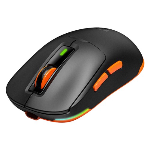Миша MEETION Wired+2.4G+Bluetooth Gaming mouse GW24 |6 Keys, 8000dpi, 30-60h, RGB| pink