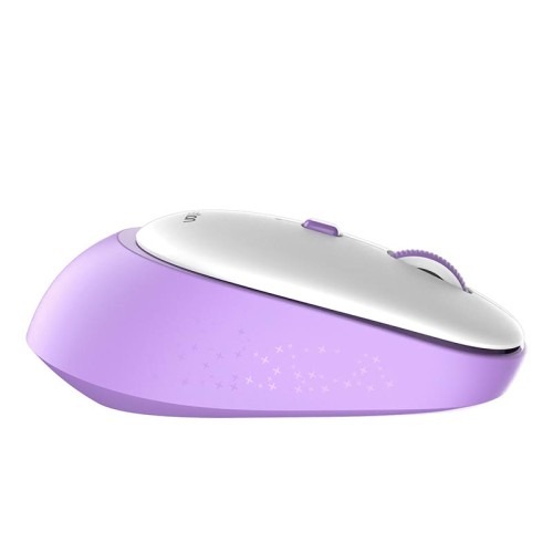 Миша MEETION 2.4G Wireless Office Mouse R571 |1000/1200/1600 DPI, AA Battery| white-pink