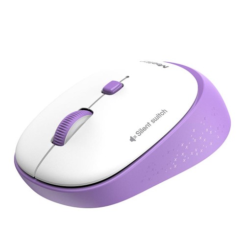 Миша MEETION 2.4G Wireless Office Mouse R571 |1000/1200/1600 DPI, AA Battery| white-purple