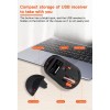 Миша MEETION 2.4G Wireless Office Mouse R571 |1000/1200/1600 DPI, AA Battery| white-purple