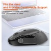 Миша MEETION 2.4G Wireless Office Mouse R571 |1000/1200/1600 DPI, AA Battery| white-purple