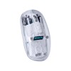Миша xtrike Me wireless transparent optical mouse GW-114 |2.4G/BT5.2, 800-1200-1600dpi| transparent-white