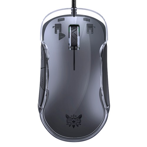 Миша Onikuma RGB Backlit Wired Gaming Mouse CW925 |12800 DPI| transparent-black
