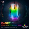 Миша Onikuma RGB Backlit Wired Gaming Mouse CW925 |12800 DPI| transparent-black