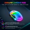 Миша Onikuma RGB Backlit Wired Gaming Mouse CW925 |12800 DPI| transparent-black