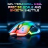 Миша Onikuma RGB Backlit Wired Gaming Mouse CW925 |12800 DPI| transparent-black
