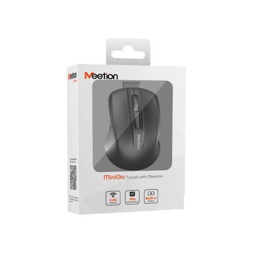 Миша Meetion Minigo 2.4G Wireless Mini Mouse |1200DPI| black
