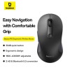 Миша Baseus F02 Ergonomic Wireless Mouse |2.4G/BT5.2| (without Battery) black