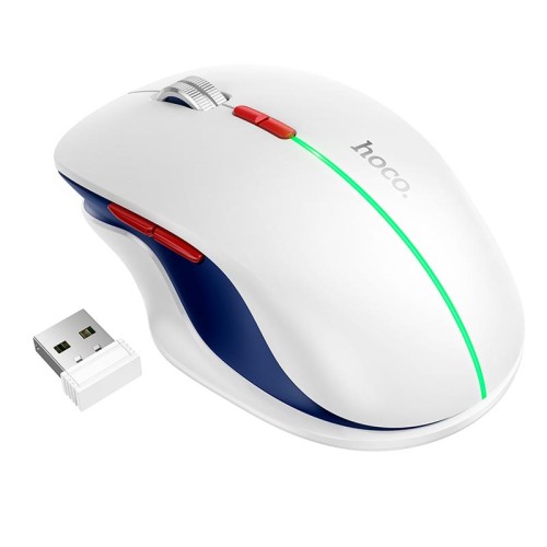 Миша ігрова HOCO Dixon RGB dual-mode wireless mouse (rechargeable version) GM40 |BT/2.4G, 7 Keys| black