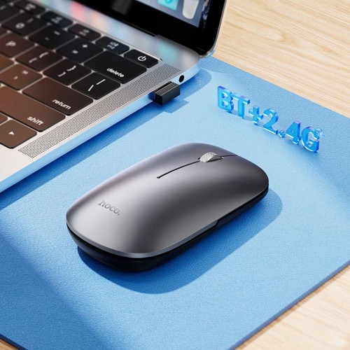 Миша HOCO Adelanto dual-mode wireless mouse GM43 (rechargeable version) |BT/2.4G, 800/1200/1600 dpi| 