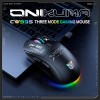 Миша Onikuma Tri Mode RGB gaming mouse CW935 |2.4G/BT/Type-C| black