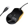 Миша HOCO Sky luminous gaming wired mouse GM51 |1200-3600dpi, 7 LED colors| black-yellow