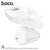 Миша HOCO RGB wireless mouse dock charging 3-mode DI89 |2.4G/BT/Type-C| white