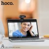 Web камера HOCO USB web camera with Audio focus DI11 |2KHD, 4Mpx, 1.5m| black