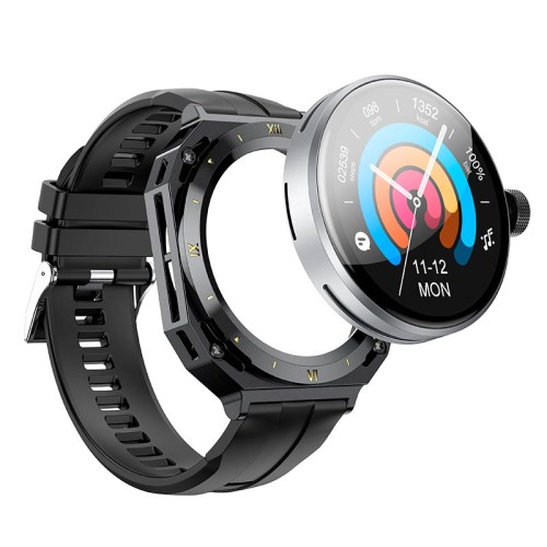 Smart sports watch HOCO Y14 (call version) |1.32", 360*360, IP67 waterproof, 3-7 days| black