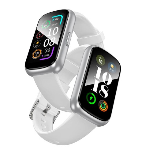 Smart sports watch HOCO Y25 |Track, HeartRate, IP68| silver