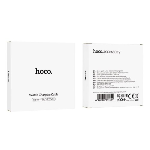 Кабель HOCO Smart sports watch charging cable Y26/Y27 black