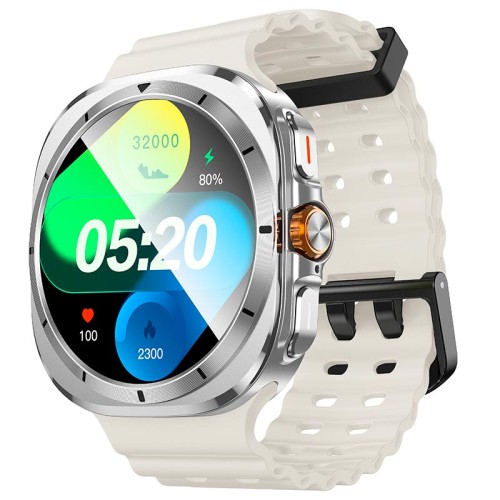 Smart sports watch HOCO Y29 (call version) |BT5.3, Track, HeartRate, GPS, 1.5"| silver