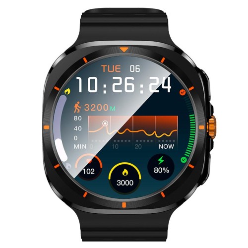 Smart sports watch HOCO Y29 (call version) |BT5.3, Track, HeartRate, GPS, 1.5"| silver