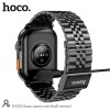 Smart sports watch HOCO DYD02 (call version) |Track, HeartRate, 2.02"| silver-gold