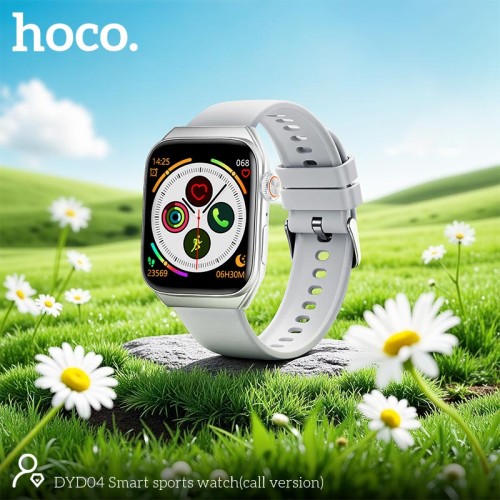 Smart sports watch HOCO DYD04 (call version) |Track, HeartRate, IP68, 1.83"| black