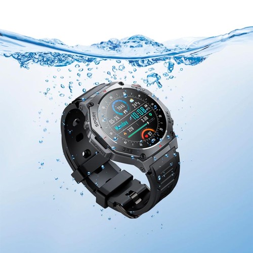 Sports watch HOCO AMOLED GPS Y37 (call version) |BT5.3, 1,43", 20 days, 3ATM| black