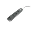 Подовжувач мережевий Ldnio SC3301 |2500W, 1.6m EU plug, 3USB, 3 Sockets 3.1A| black