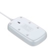 Подовжувач мережевий Ldnio SC4407 |2500W, 2m  EU Plug, 4 USB, 4 Sockets. QC3.0, 3.1A|/8W| white