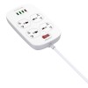 Подовжувач мережевий Ldnio SC4407 |2500W, 2m  EU Plug, 4 USB, 4 Sockets. QC3.0, 3.1A|/8W| white