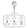 Подовжувач мережевий Ldnio SC2413 |3USB/1Type-C, 3Sockets. QC/PD, 20W/10A, EU Plug| white