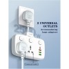 Подовжувач мережевий Ldnio SC2413 |3USB/1Type-C, 3Sockets. QC/PD, 20W/10A, EU Plug| white