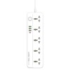 Подовжувач мережевий Ldnio SC5415 |PD20W/QC18W, 3USB/1Type-C, 5Sockets| white