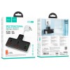 Подовжувач HOCO Reise 2-position expansion socket AC12A |3USB/Type-C, PD/QC, 30W/10A| black