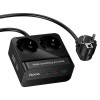 Подовжувач мережевий HOCO Descanso 2-socket PD desktop charger AC27 (L=2M) |1USB/2Type-C, 30W/3A| black