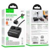 Подовжувач мережевий HOCO Descanso 2-socket PD desktop charger AC27 (L=2M) |1USB/2Type-C, 30W/3A| white