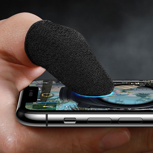 Ігровий рукав для пальців BOROFONE Superconducting fiber mobile game finger cots(carbon fiber) BG1 black