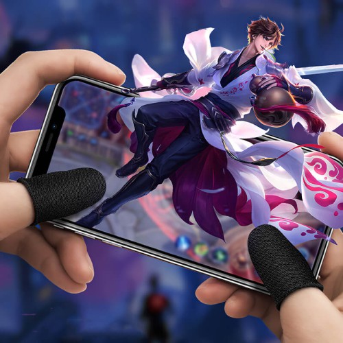 Ігровий рукав для пальців BOROFONE Superconducting fiber mobile game finger cots(carbon fiber) BG1 black