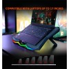 Кулер для ноутбука MEETION Gaming Cooling Pad CP4040 |9-17"| black